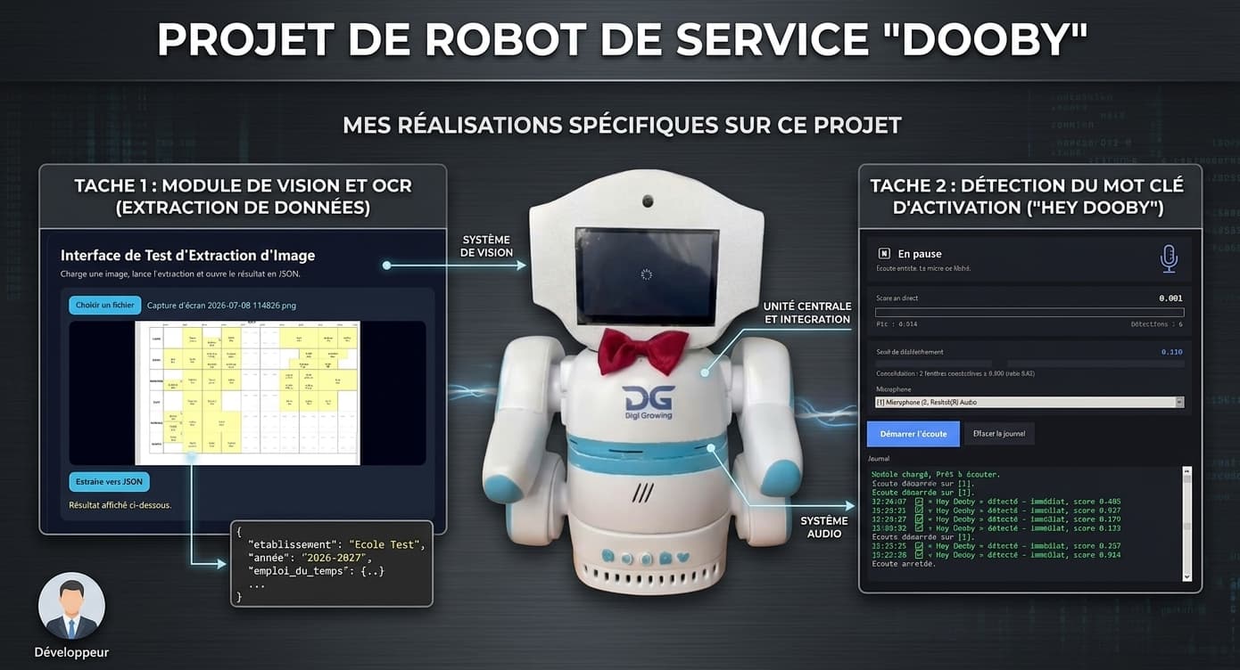 DOOBY – Timetable Extraction & "Hey Dooby" Wake-Word Detection